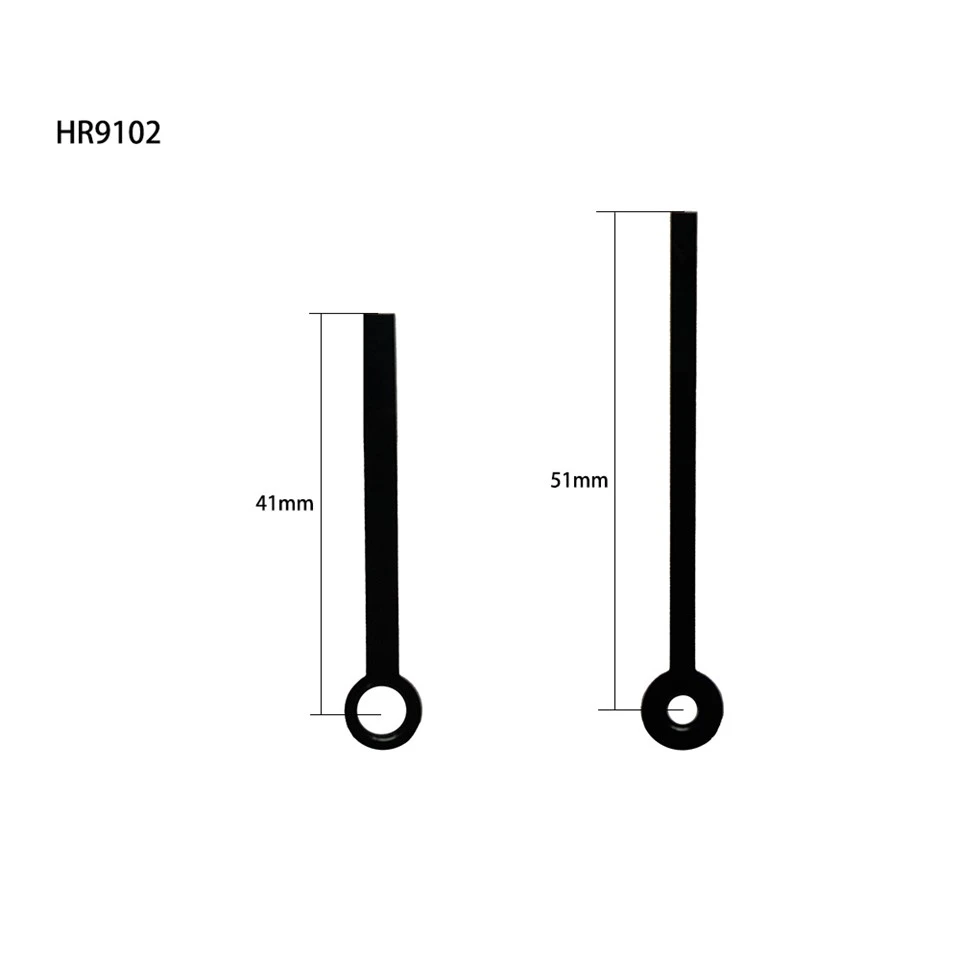 Klocka HR9102 Svart timme och minut